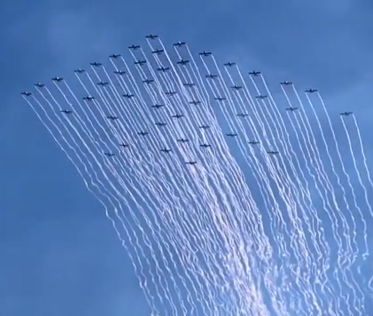 49 Plane flyover