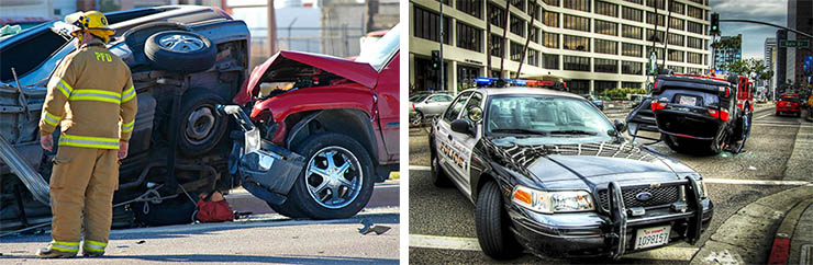 Image of a Pomona and Beverly Hills Auto Accident