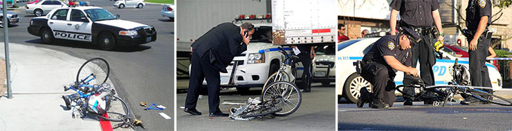 3 bicycle accident images