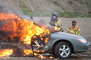 Image of Traumatic Car Fire