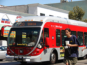 Image of Downtown Metro Bus